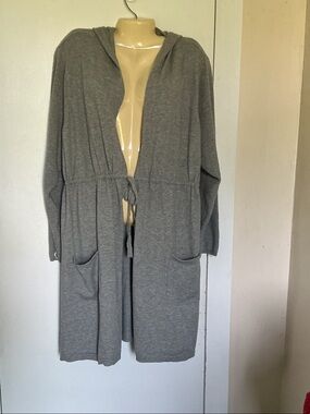 Torrid size 4 hooded tie front sweater